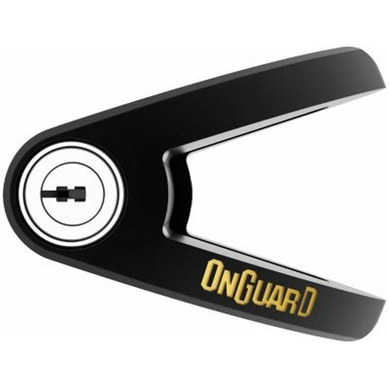 ONGUARD DISC LOCKS BOXER 5.5MM SHACKLE BLACK 8051B