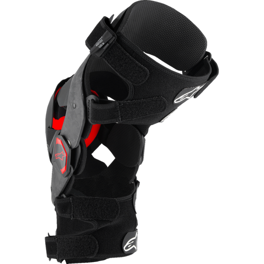 ALPINESTARS S-TECH RK-10 PLSMA KNEE BRACES BLK/RD L 6501425-13-L