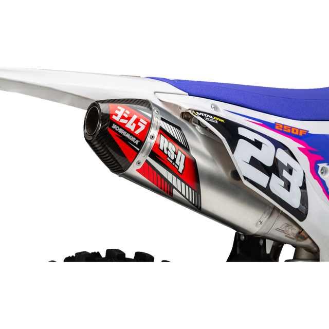 YOSHIMURA 2024 YZ250F RS-12 SLIP-ON SS/AL/CF 231032D320