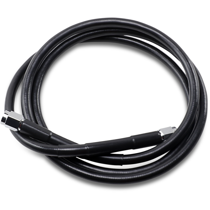 DRAG SPECIALTIES BLACK S/S BRAKE LINE 52" 852-BLK