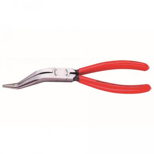 KNIPEX LONG NOSE PLIERS W/O CUTTER, DOUBLE ANGLED 38 81 200 A