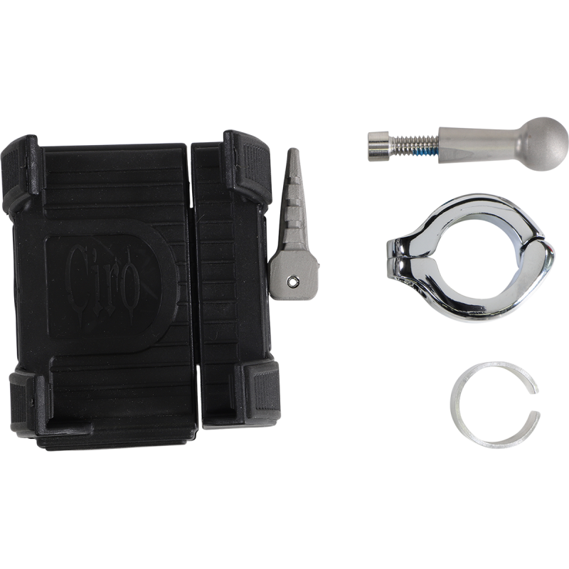 CIRO LLC SMARTPHONE/GPS HOLDER WO CHRGR H/BAR MNT CHR 50312