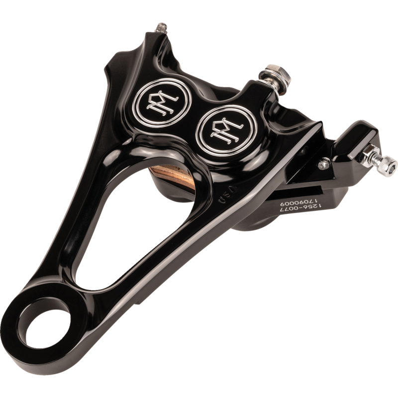 PERFORMANCE MACHINE REAR CALIPER - BLACK OPS 1256-0084-BM