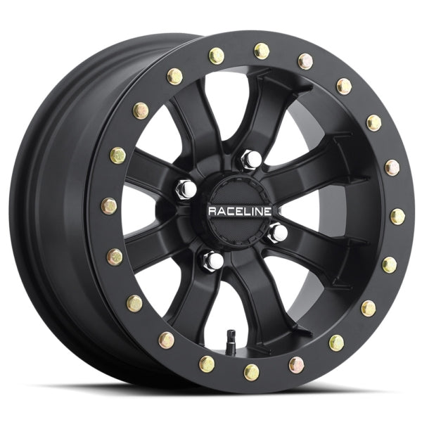 RACELINEWHEELS 14X7 4/110 A71B-BK MAMBA BLOCK BK MAT A71B-47011-52