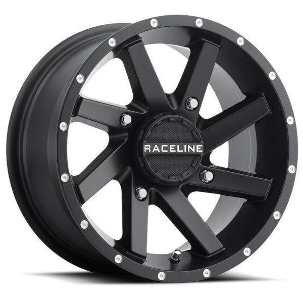 RACELINEWHEELS 14X7 4X110 A82BTWIST BK MAT WHEEL A82B-47011-52