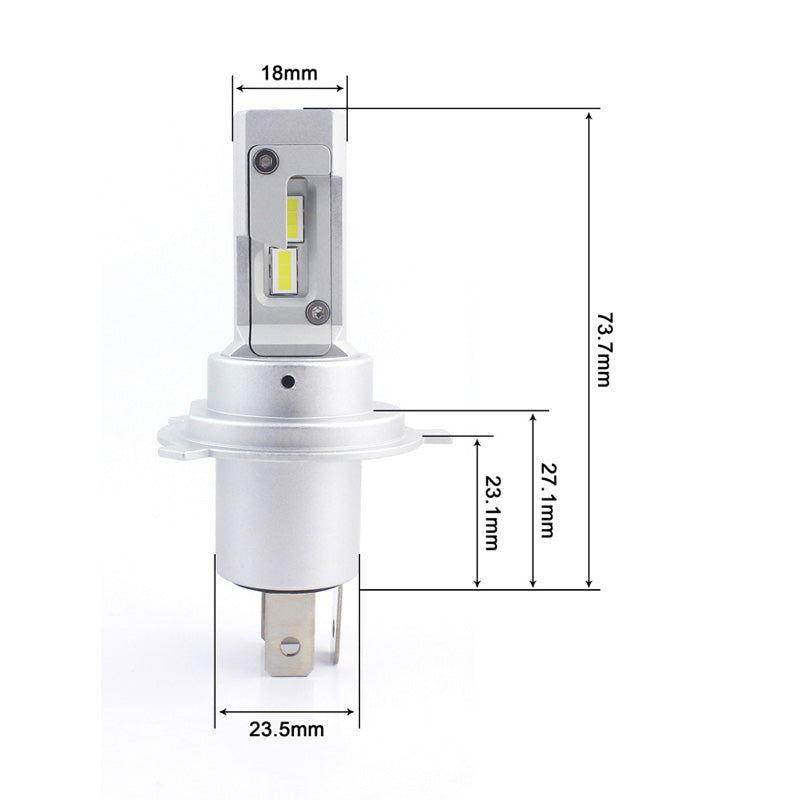 TOXIC LED H4 - 20W(4000LM) - TYPE GT 1611200
