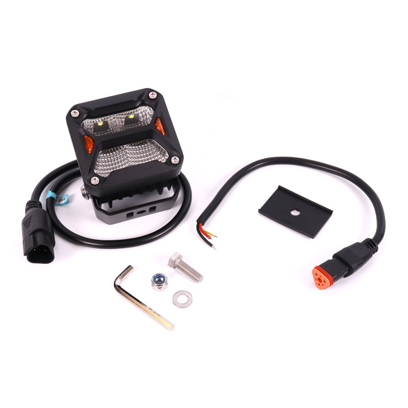 TOXIC CUBE DRIVING LED LIGHTS 3" 2400LM/20W DT PLUG 1618004