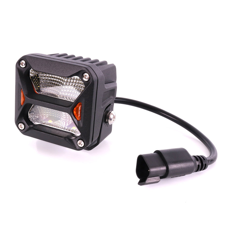 TOXIC CUBE DRIVING LED LIGHTS 3" 2400LM/20W DT PLUG 1618004