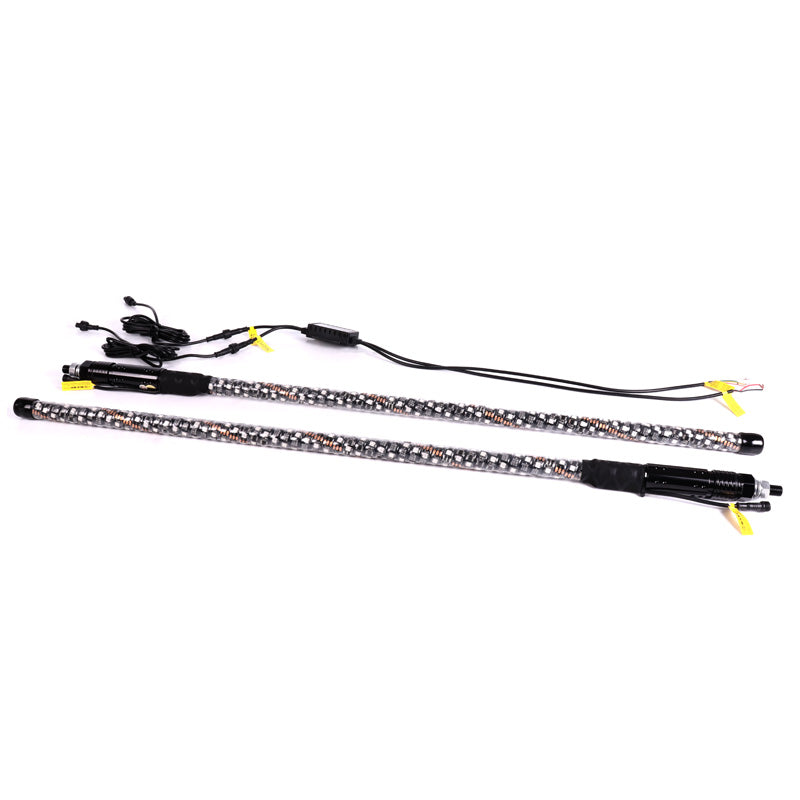 TOXIC LED WHIPS LIGHT 3' PAIR WITH APP AND REMOTE 1619102