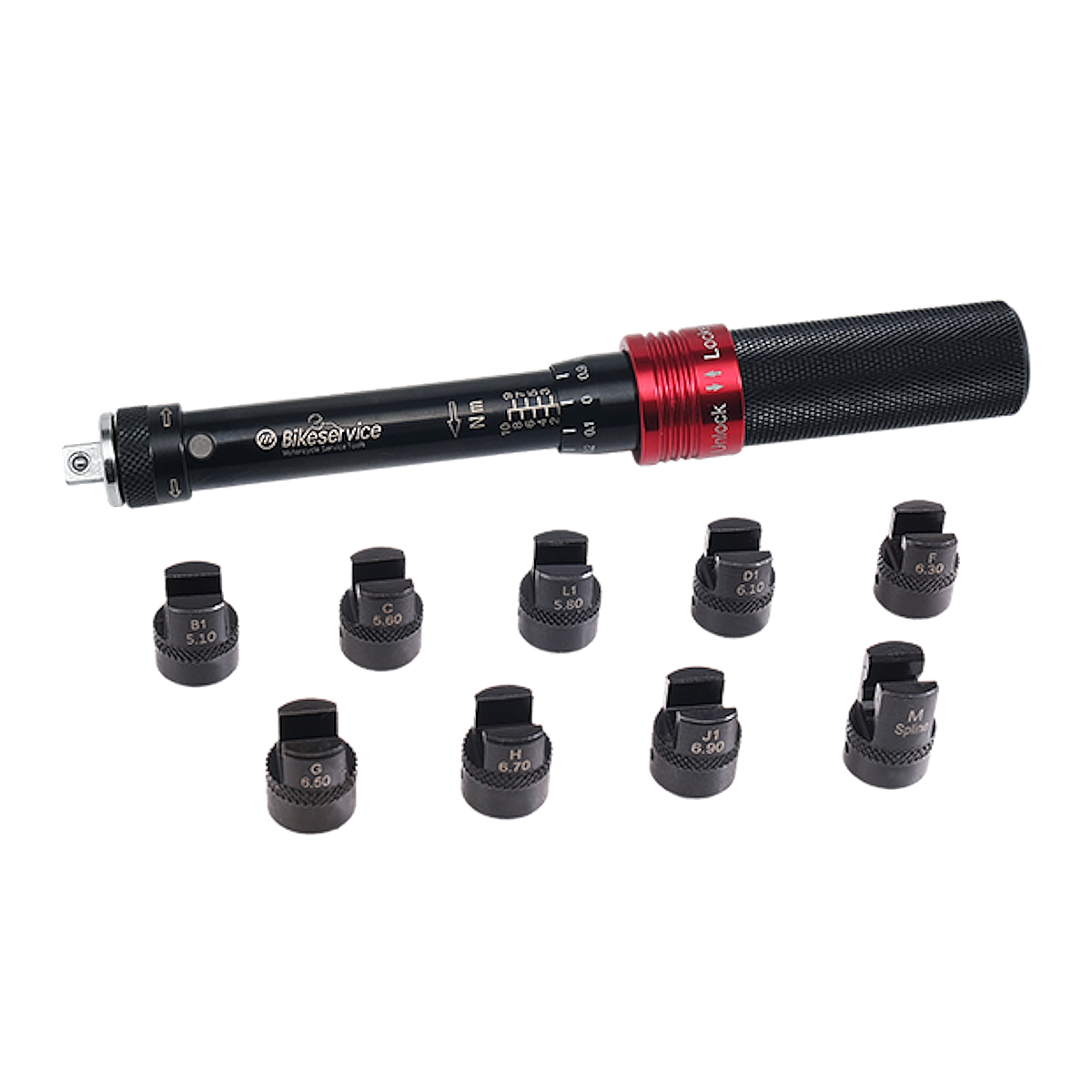 BIKE SERVICE 2 IN 1 ADJUSTABLE SPOKE TORQUE WRENCH KI BS70029