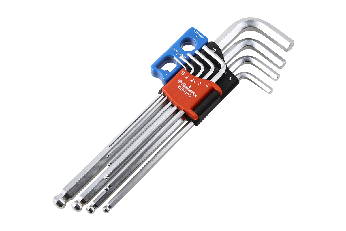 BIKE SERVICE BS9103 MAGNETIC HEX KEY SET (9PC) BS9103