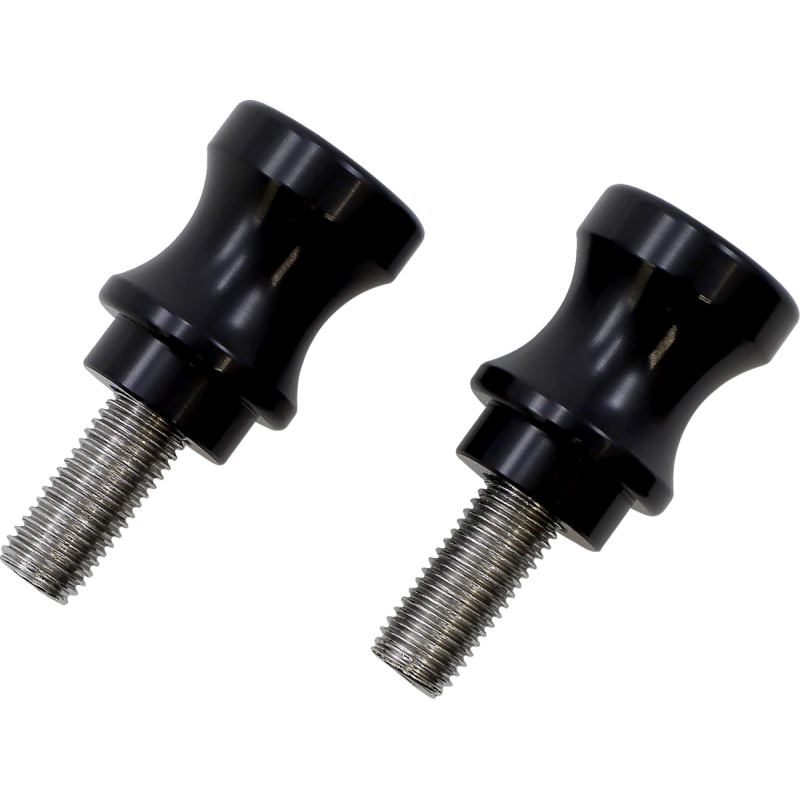 VORTEX SWINGARM SPOOLS BLACK 10MM SP402K