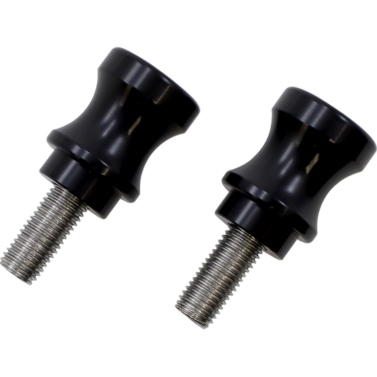 VORTEX SWINGARM SPOOLS BLACK 10MM SP402K