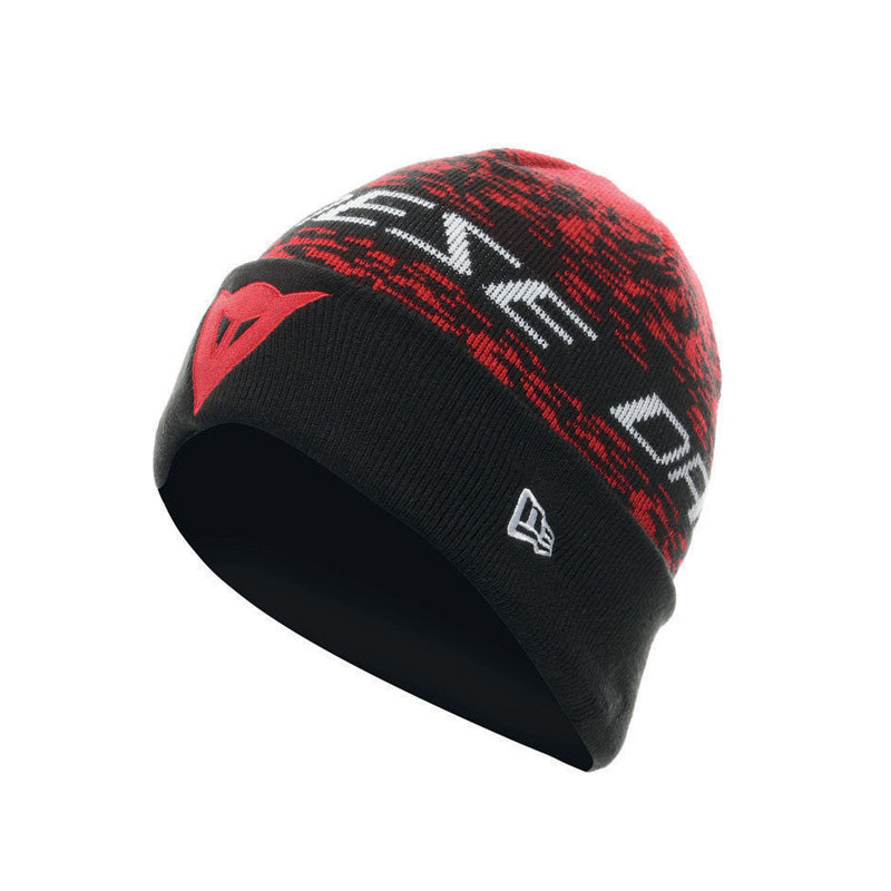 DAINESE DEMON CAMO CUFF BEANIE BLACK/RED 19900015-606-N