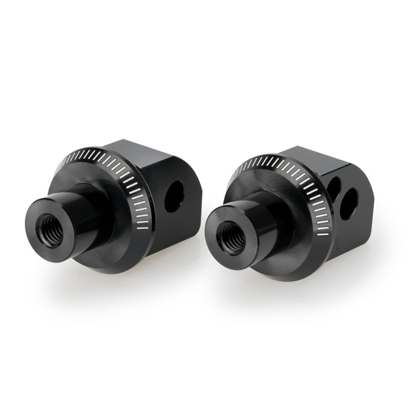 PUIG PASSENGER FOOTPEG ADAPTORS BLACK YAMAHA MT-09 21- 20676N