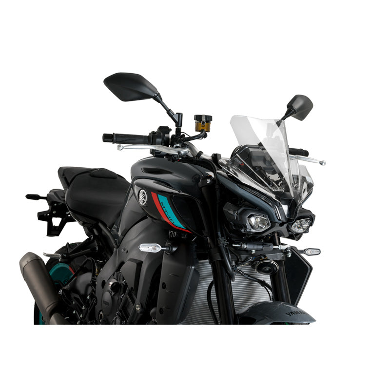 PUIG WINDSHIELD NEW GEN SPORT YAM MT10 CLEAR 22-26 21361W