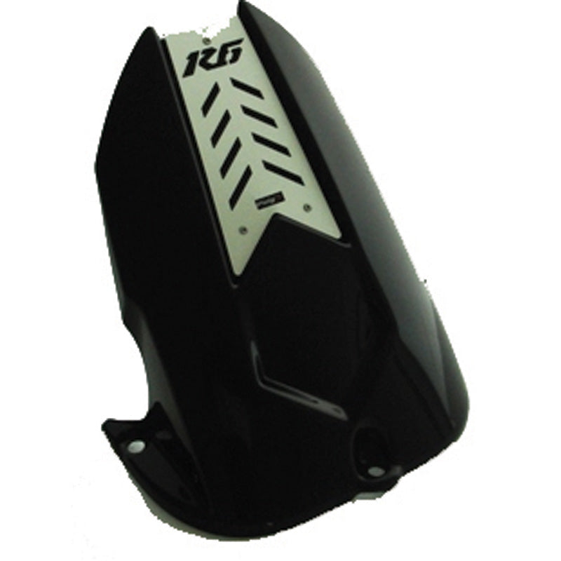 PUIG HUGGER LASERCUT PLATE YAMAHA R6 03-07 BLACK. 2526N