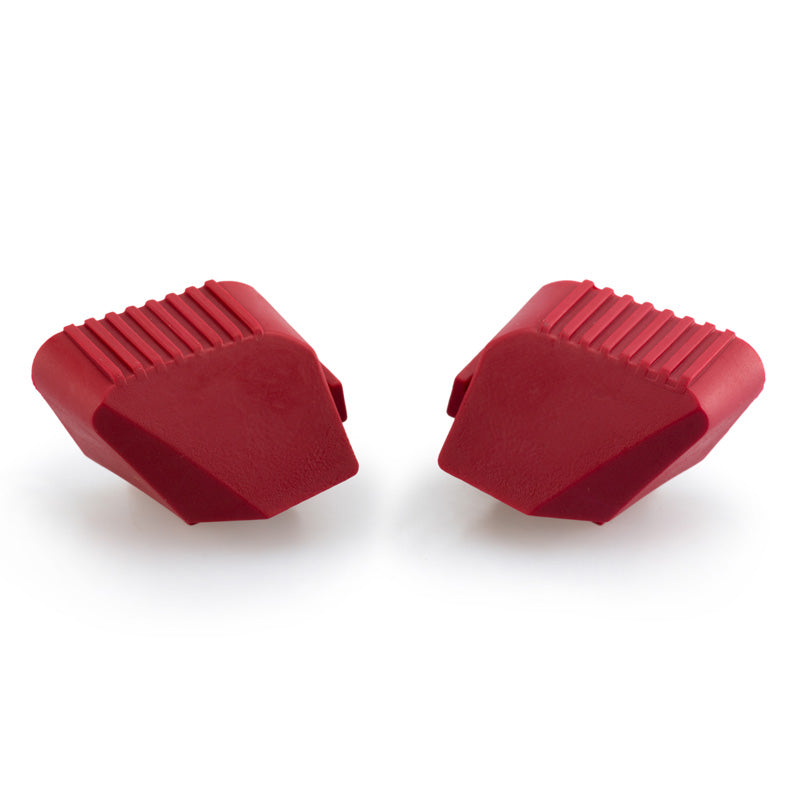 PUIG RUBBER ENDS BY PAIR FR.SLIDERS PRO C/RED 5533R