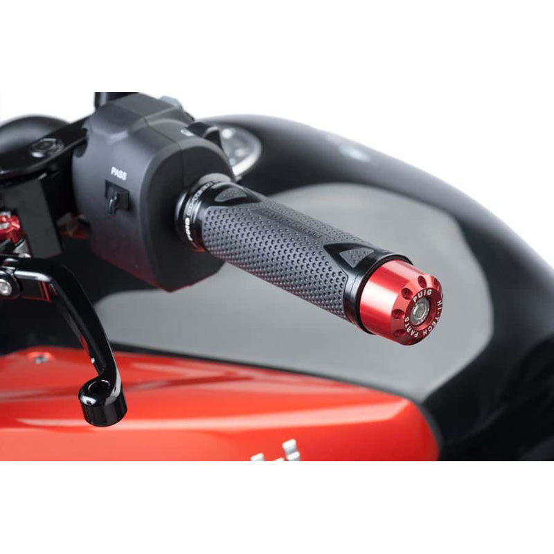 PUIG BAR ENDS ALUMINIUM KAWASAKI C/RED 5618R