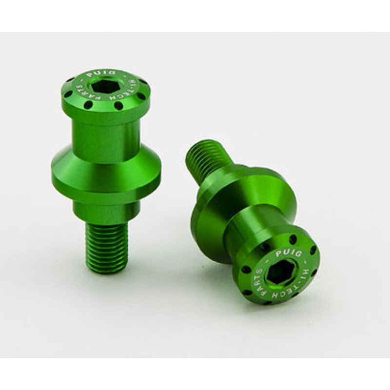 PUIG SWINGARM SPOOL M10X1.25 GREEN 5924V