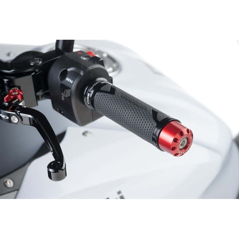 PUIG SHORT BAR ENDS ALUMINIUM KAWASAKI C/RED 6186R