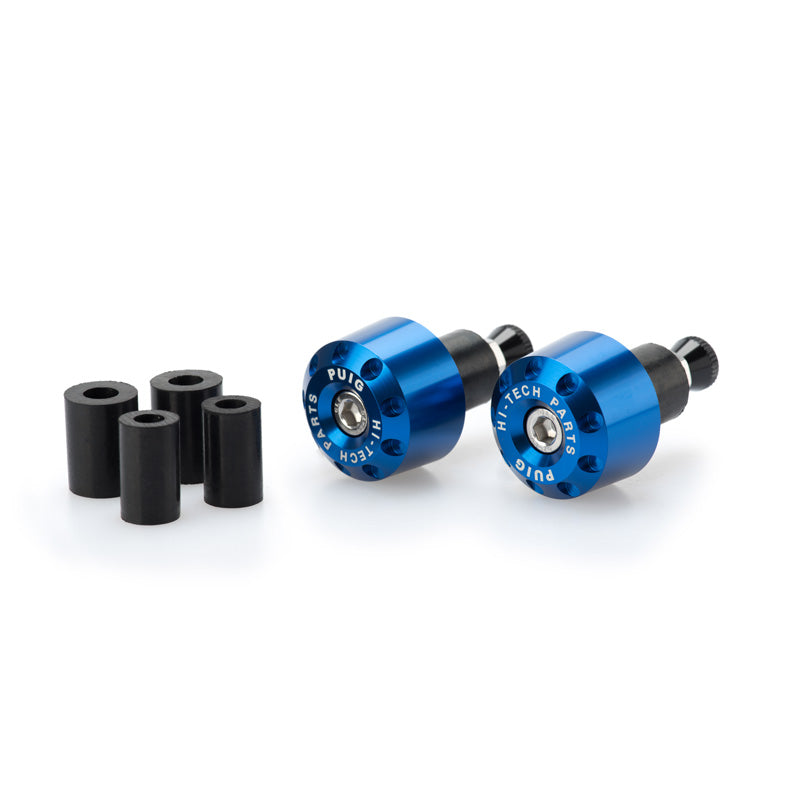 PUIG SHORT BAR ENDS ALUMINIUM UNIVERSAL C/BLUE 6203A