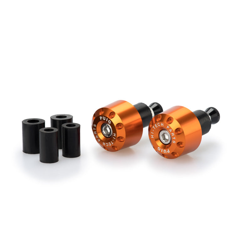 PUIG SHORT BAR ENDS ALUMINIUM UNIVERSAL C/ORANGE 6203T