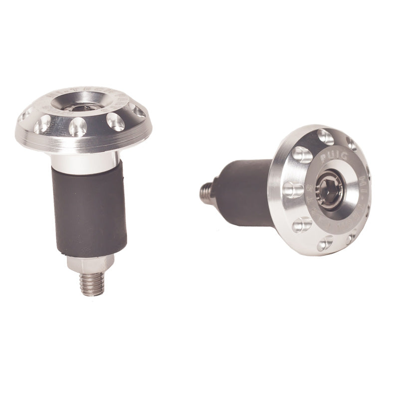PUIG BAR ENDS ALUMINIUM RACE UNIVERSAL C/SILVER 6222P