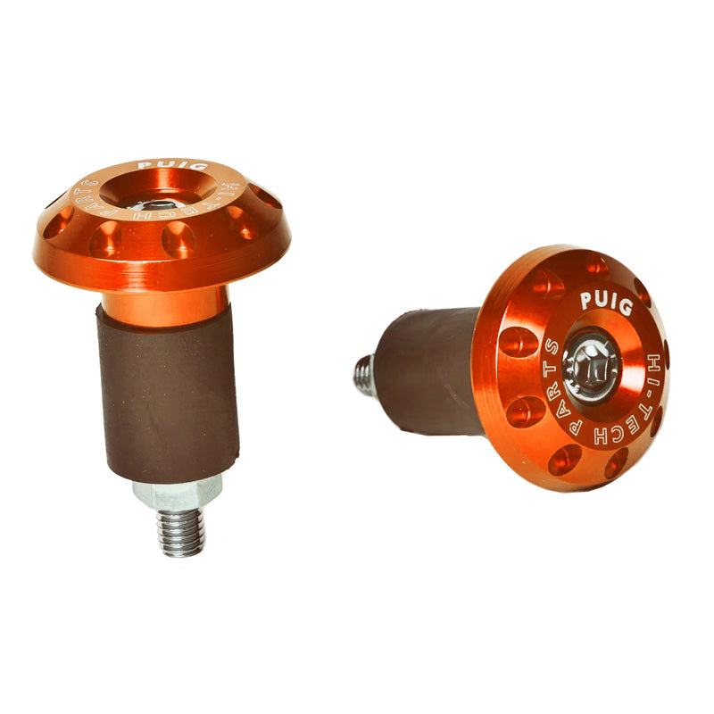 PUIG BAR ENDS ALUMINIUM RACE UNIVERSAL C/ORANGE 6222T