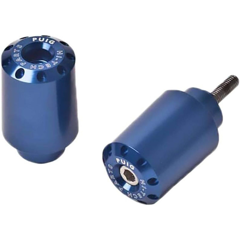 PUIG BAR END ALUMINUM APRILIA C/BLUE 6281A