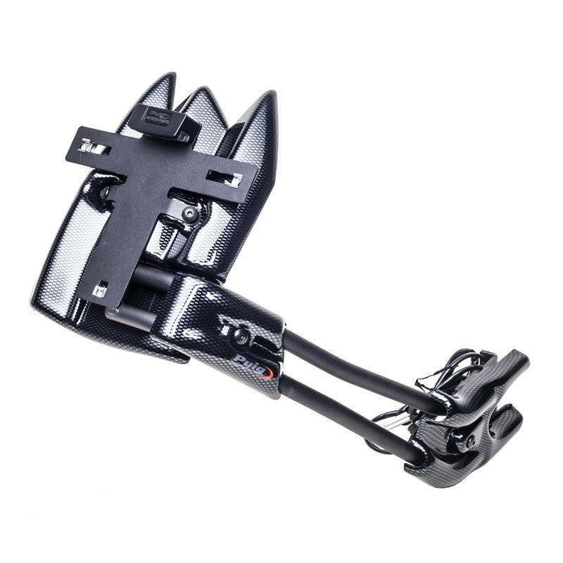 PUIG LICENSE SUPPORT+FENDER YAMAHA TMAX 12' C/CARBON 6374C