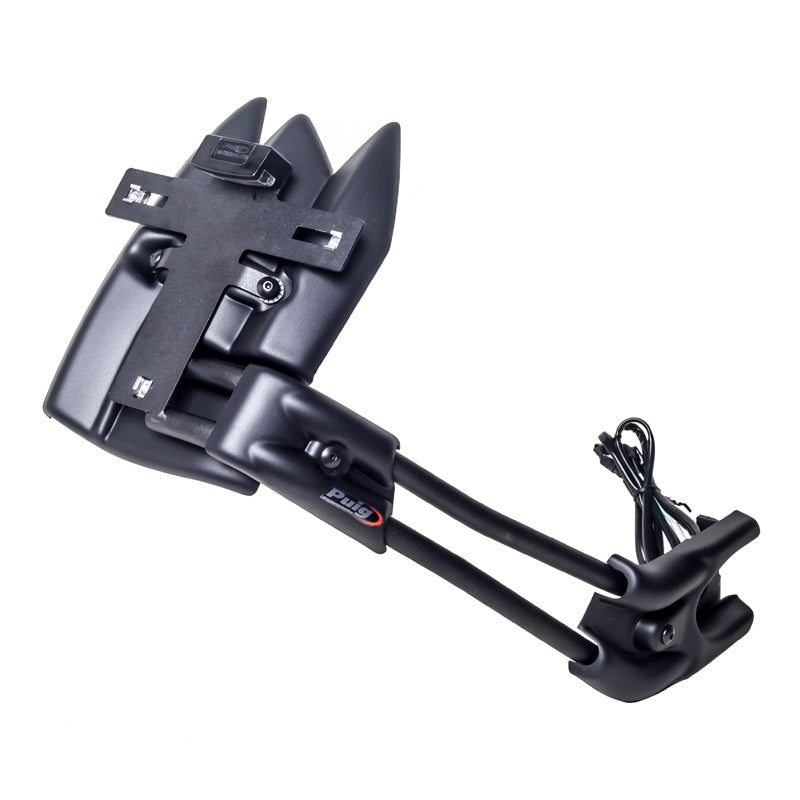 PUIG LICENSE SUPPORT+MUDGUARD YAMAHA TMAX 12' C/BLACK 6374J