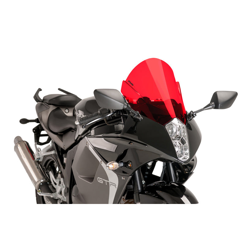 PUIG Z-RACING SCREEN HYOSUNG GT650IR 13-18' C/RED 6716R