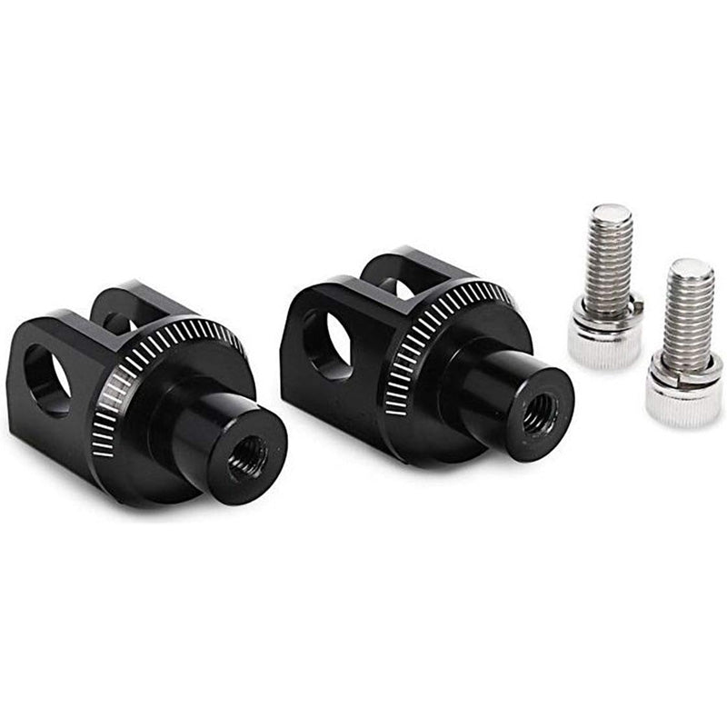 PUIG FOOTPEG ADAPTER PASSENGER RSV4 BLACK 6865N