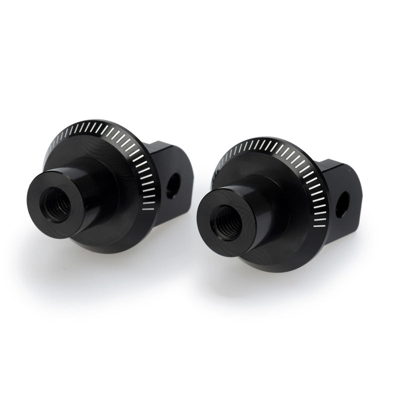 PUIG FOOTPEG ADAPTERS PASSENGER BLACK PANIGALE 1100V4S 6997N