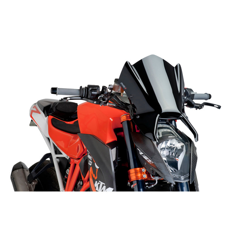 PUIG NAKED WINDSCREEN SUPERDUKE 1290 14-16 BLACK 7014N