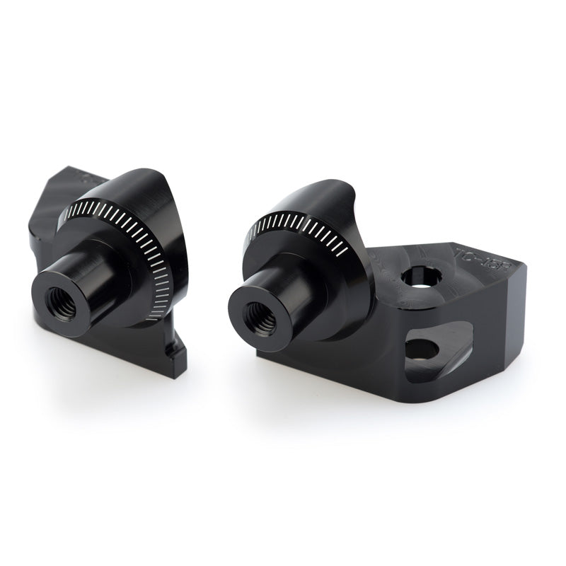 PUIG FOOTPEGS ADAPTERS BMW R1200GS 00-12 BLACK 7242N