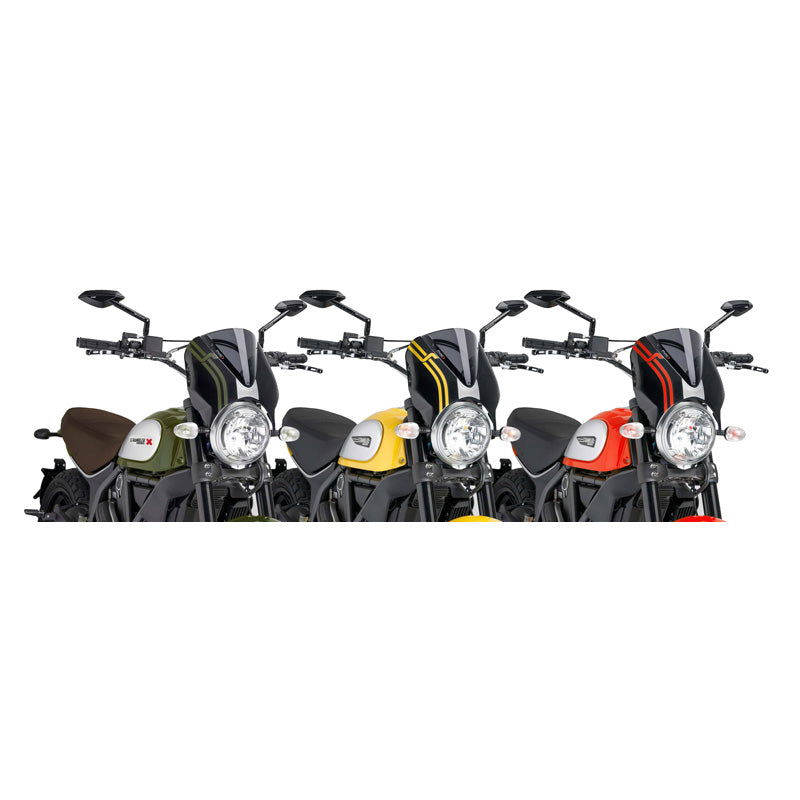 PUIG RETROVISION WS SCRAMBLER 15 D SMOKE 7652F