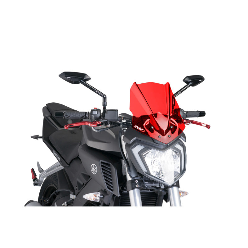 PUIG WINDSHIELD NEW GENERATION YAMAHA MT-125 15-18'C/R 7654R