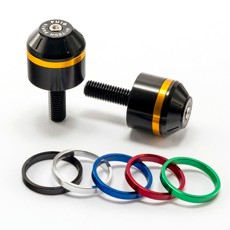 PUIG SHORT BAR END W/RINGS BMW R1200R C/BLACK 8022N