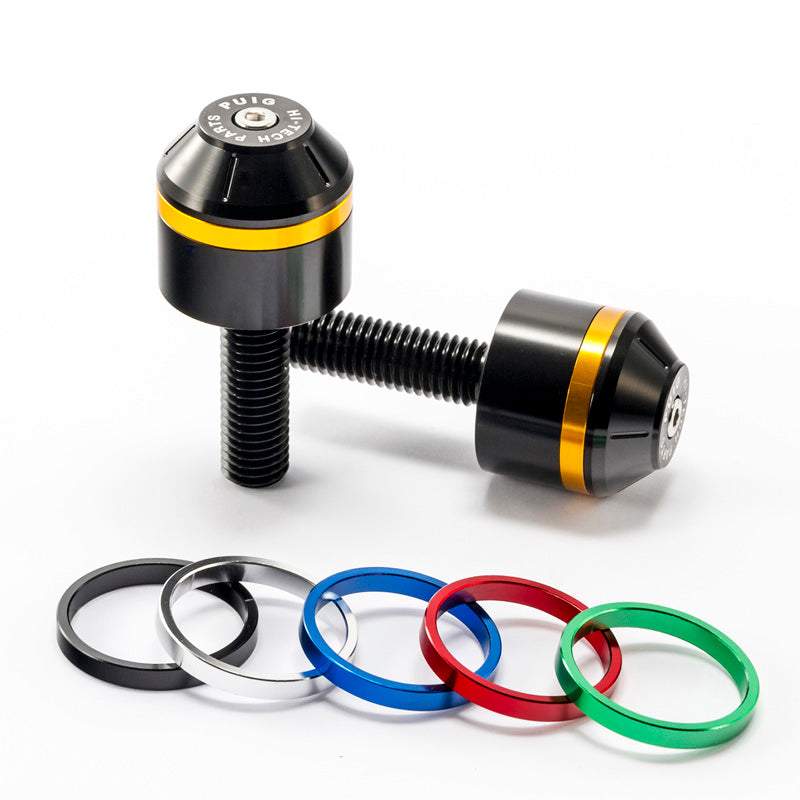 PUIG SHORT BAR END W/RINGS BMW S1000R C/BLACK 8024N