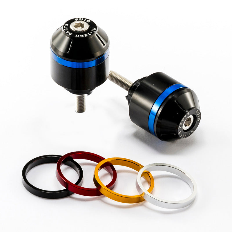 PUIG SHORT BAR END W/RINGS HONDA VFR800F 14'-15' C/BLA 8070N