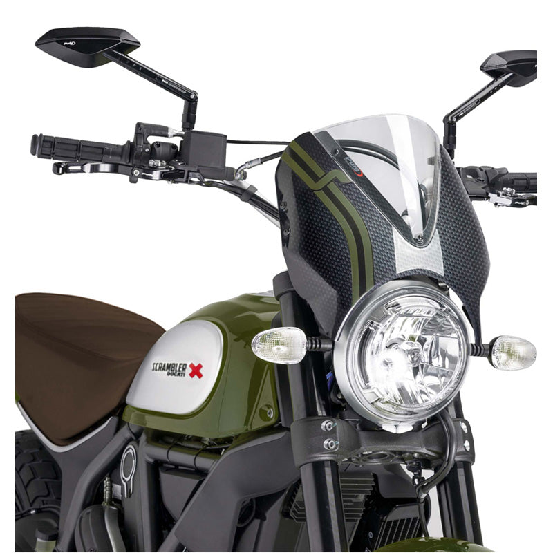 PUIG WINDSHIELD NEW GENERATION SCRAMBLER 15-17 CAR/CLE 8192W