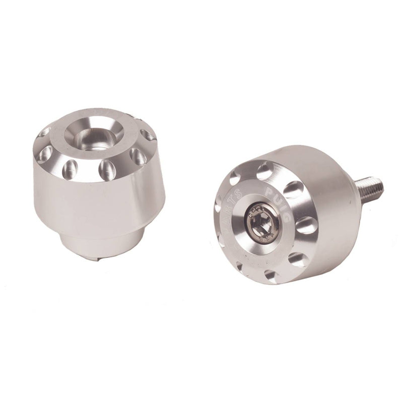 PUIG BAR END ALUMINUM SUZUKI C/SILVER 8504P