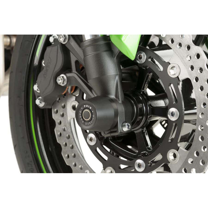 PUIG FRONT AXLE SLIDERS Z750/Z1000/Z1000SX BLACK 8513N