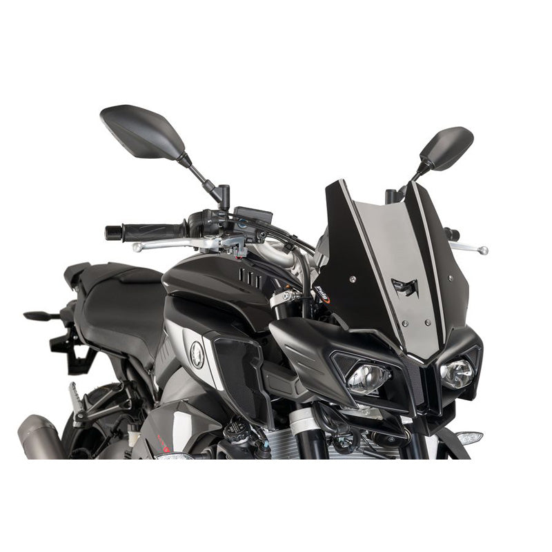 PUIG RACING WINDSCREEN FZ10 16 BLACK 8917N