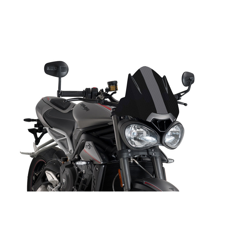 PUIG SPORT WS TRI SPEED/STREET TRIPLE 16-18 CARBON 8929C