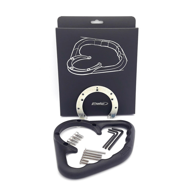 PUIG PASSENGER HOLDERS HONDA CB500F 20-24 BLACK 9036N