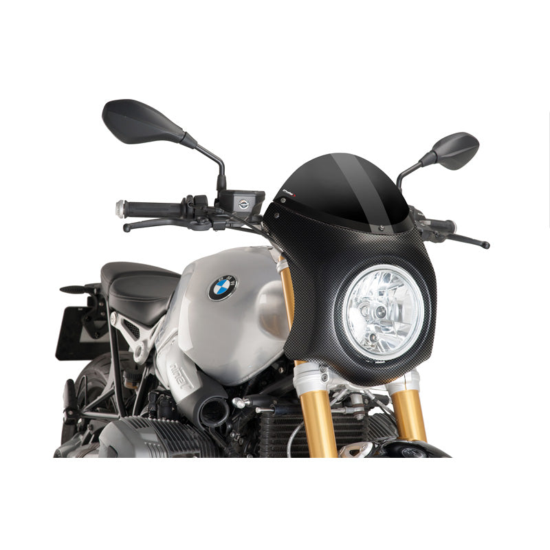 PUIG WINDSHIELD C/CARBON FOR BMW R NINE T 14'-18' C/BL 9178N