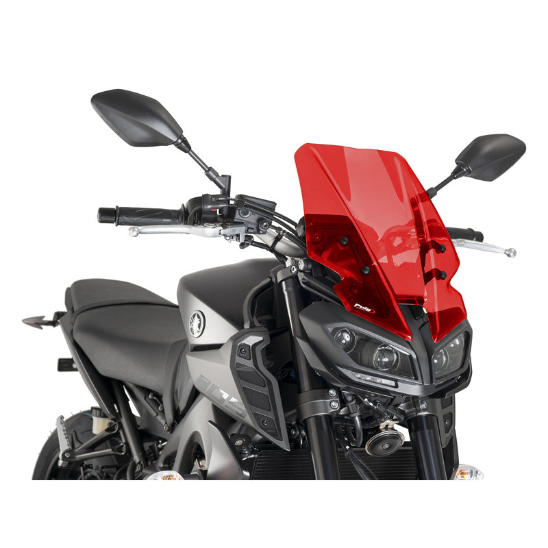 PUIG WINDSHIELD N.G. TOURING YAMAHA MT09 17-18' C/RED 9377R